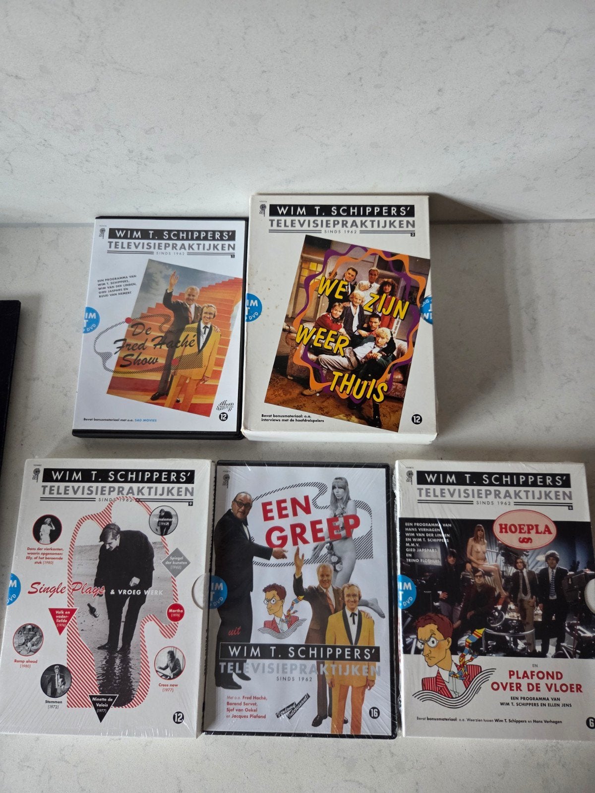 5x Wim T. Schippers dvd boxset - Televisiepraktijken, Alle leeftijden, Ophalen of Verzenden, Nieuw in verpakking, Komedie