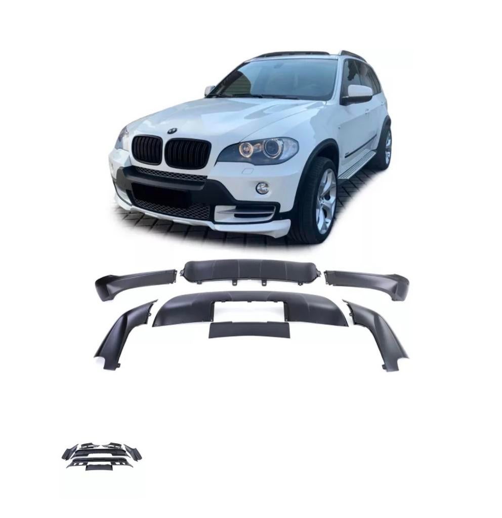 Aërodynamica look pakket passend voor BMW X5 E70 2007 2010, Voor, Nieuw, Ophalen of Verzenden, Bumper