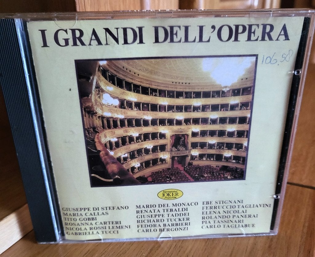 I Grandi Dell 'Opera - Di Stefano/Callas/Gobbi/Tucci/Tebaldi, Ophalen of Verzenden, Romantiek, Zo goed als nieuw, Opera of Operette