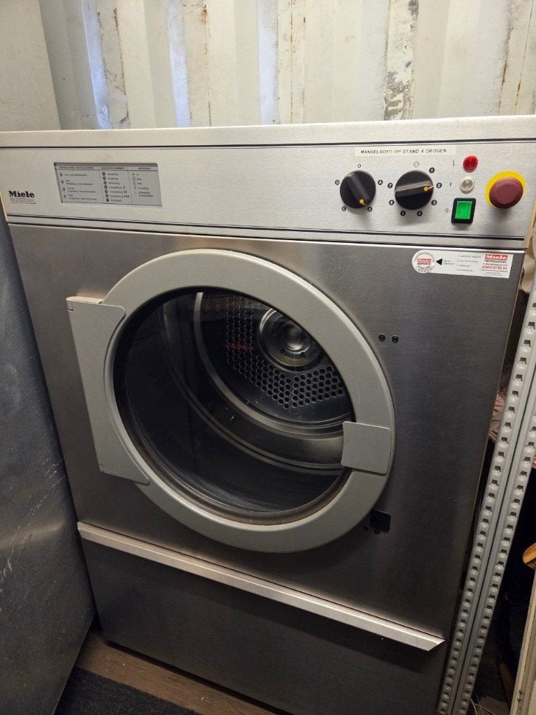 Miele Professional industriële wasdroger RVS, Witgoed en Apparatuur, Wasdrogers, Ophalen, Gebruikt, 10 kg of meer, Luchtafvoer