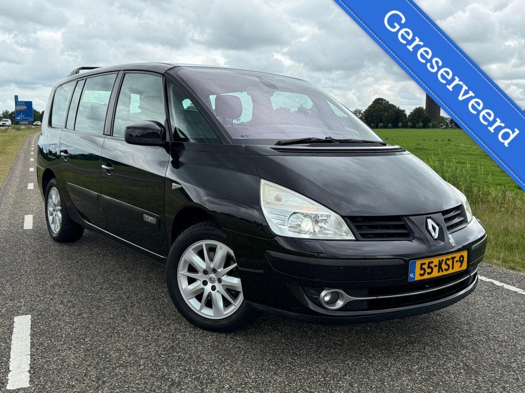 Renault Grand Espace 2.0T Initiale 7-pers | VERKOCHT, Auto's, Renault, Voorwielaandrijving, 1998 cc, Gebruikt, Zwart