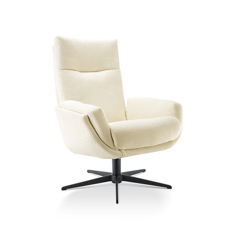 BAENKS DRAAIFAUTEUIL THAMES STERK AFGEPRIJSD, Ophalen, MODERN, 75 tot 100 cm, Stof