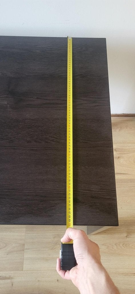 Vangsta uitschuifbare tafel, Ophalen, 100 tot 150 cm, 50 tot 100 cm, Zo goed als nieuw