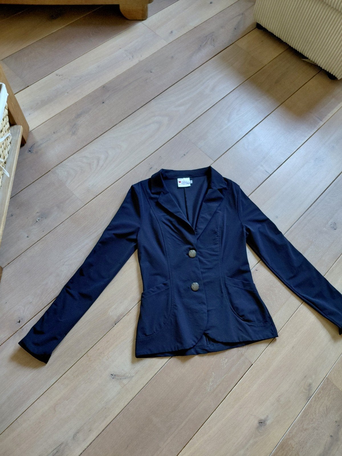 Als nw!!! Travelstof HELENA HART ds jasje mt XS, Blauw, Zo goed als nieuw, Jasje, Maat 34 (XS) of kleiner
