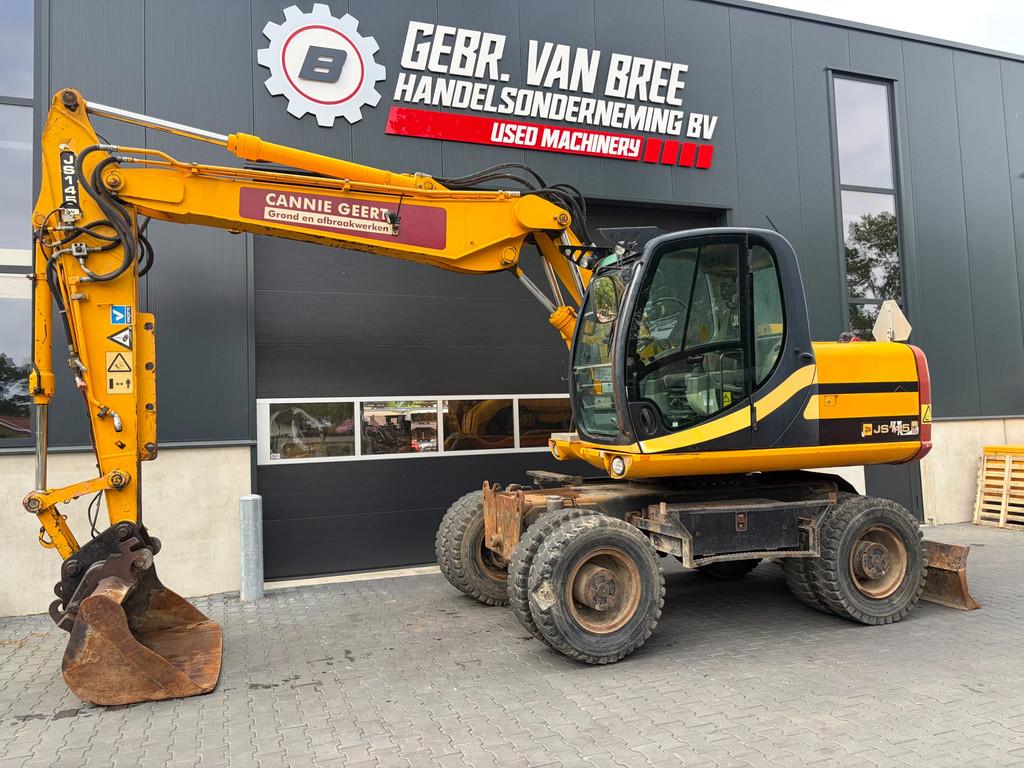 JCB JS145W mobiele kraan/graafmachine (bj 2008), Graafmachine