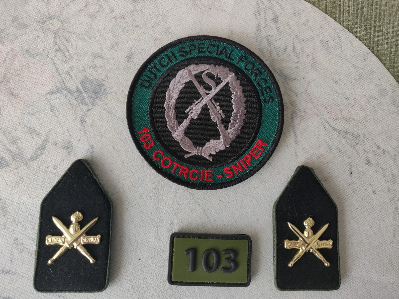 Setje commando (2), Verzenden, Landmacht, Nederland, Embleem of Badge