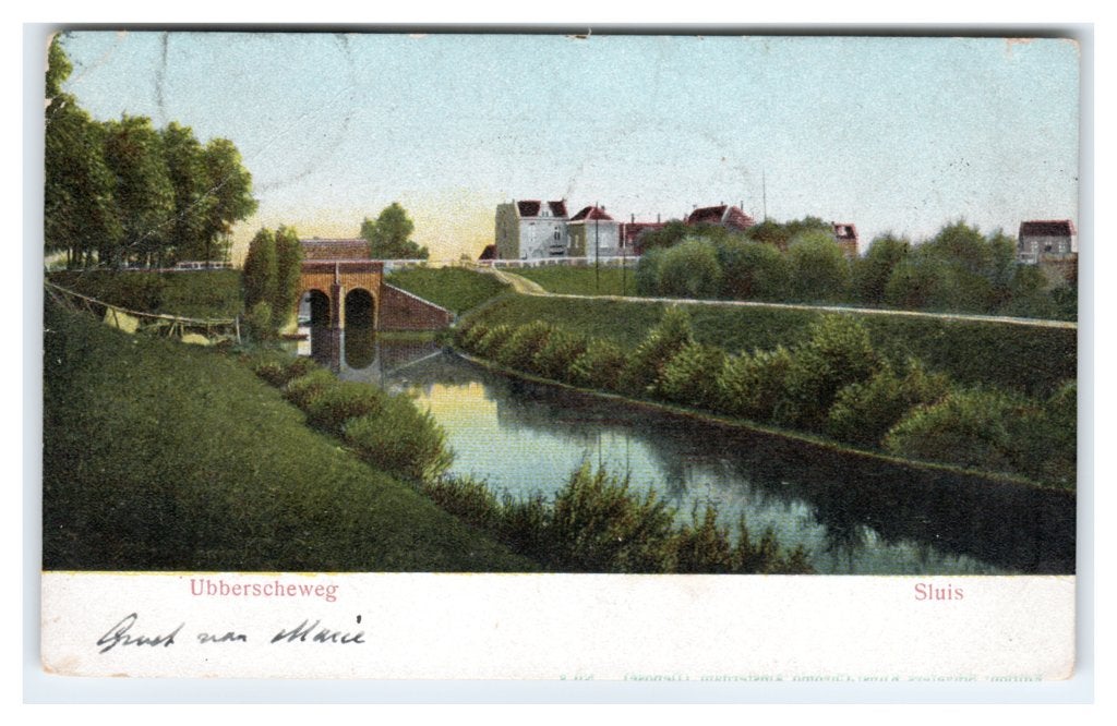 Sluis, Ubberscheweg, Ophalen of Verzenden, Voor 1920, Gelopen, Zeeland
