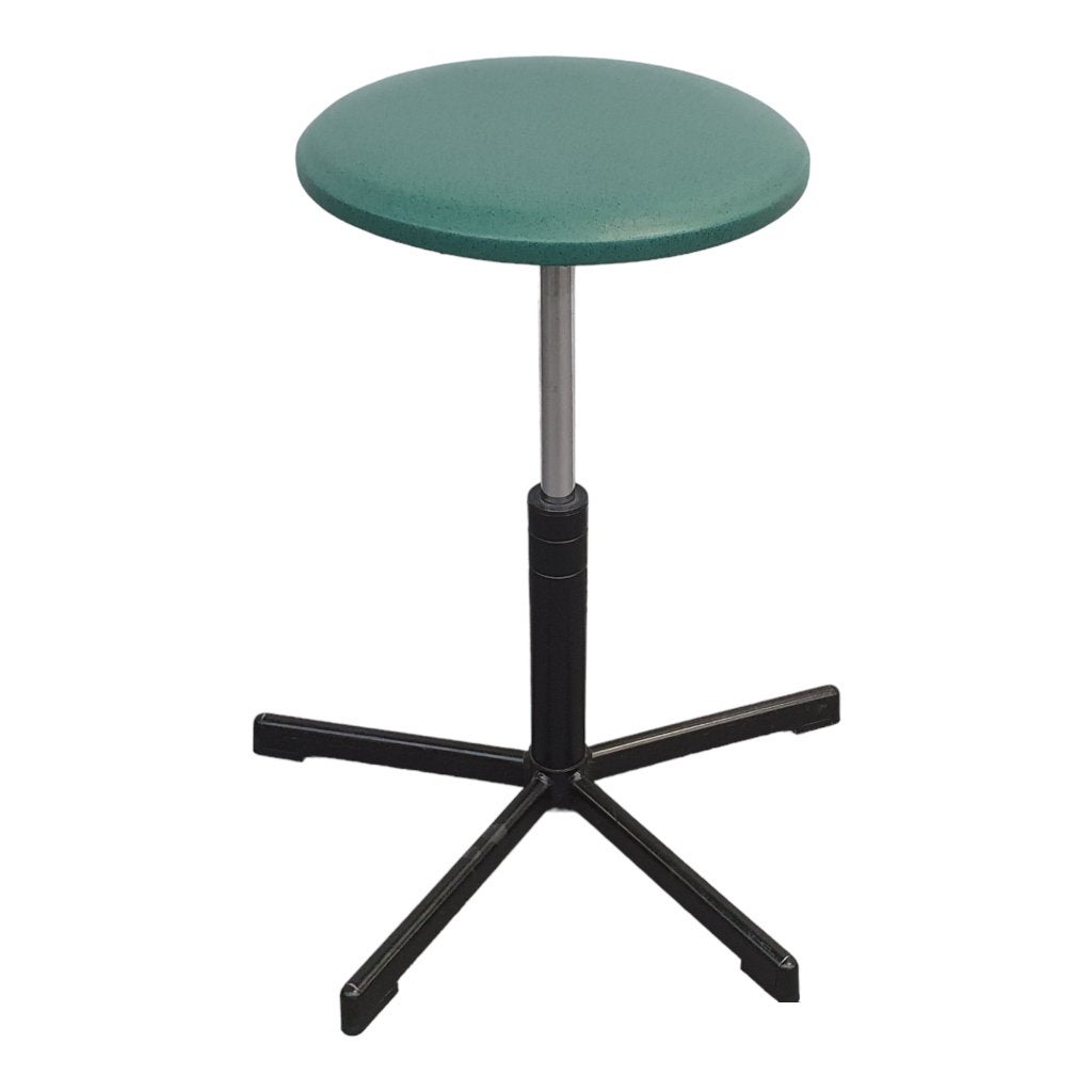 Medische krukken retro - groene skai - ihv 46-63 cm, Niet ingevuld, Gebruikt, Niet ingevuld, Niet ingevuld
