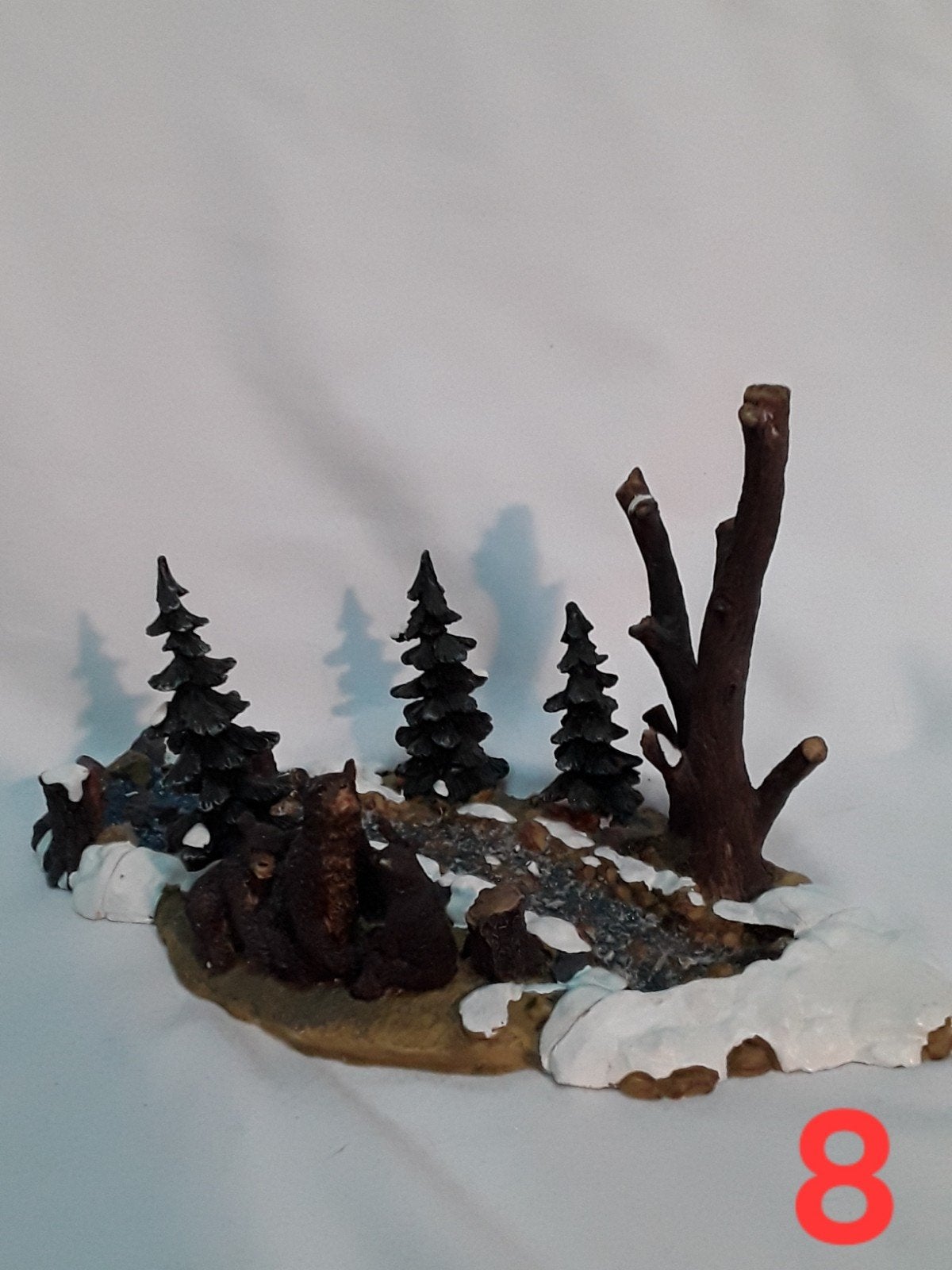 Lemax 03326 landscape bears at play jaar 2000., Diversen, Kerst, Ophalen of Verzenden