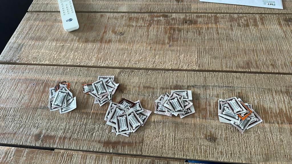 Te koop; 500 punten Douwe Egberts zegels, Ophalen of Verzenden, Koffie of Thee, Zegels, Bonnen of Punten