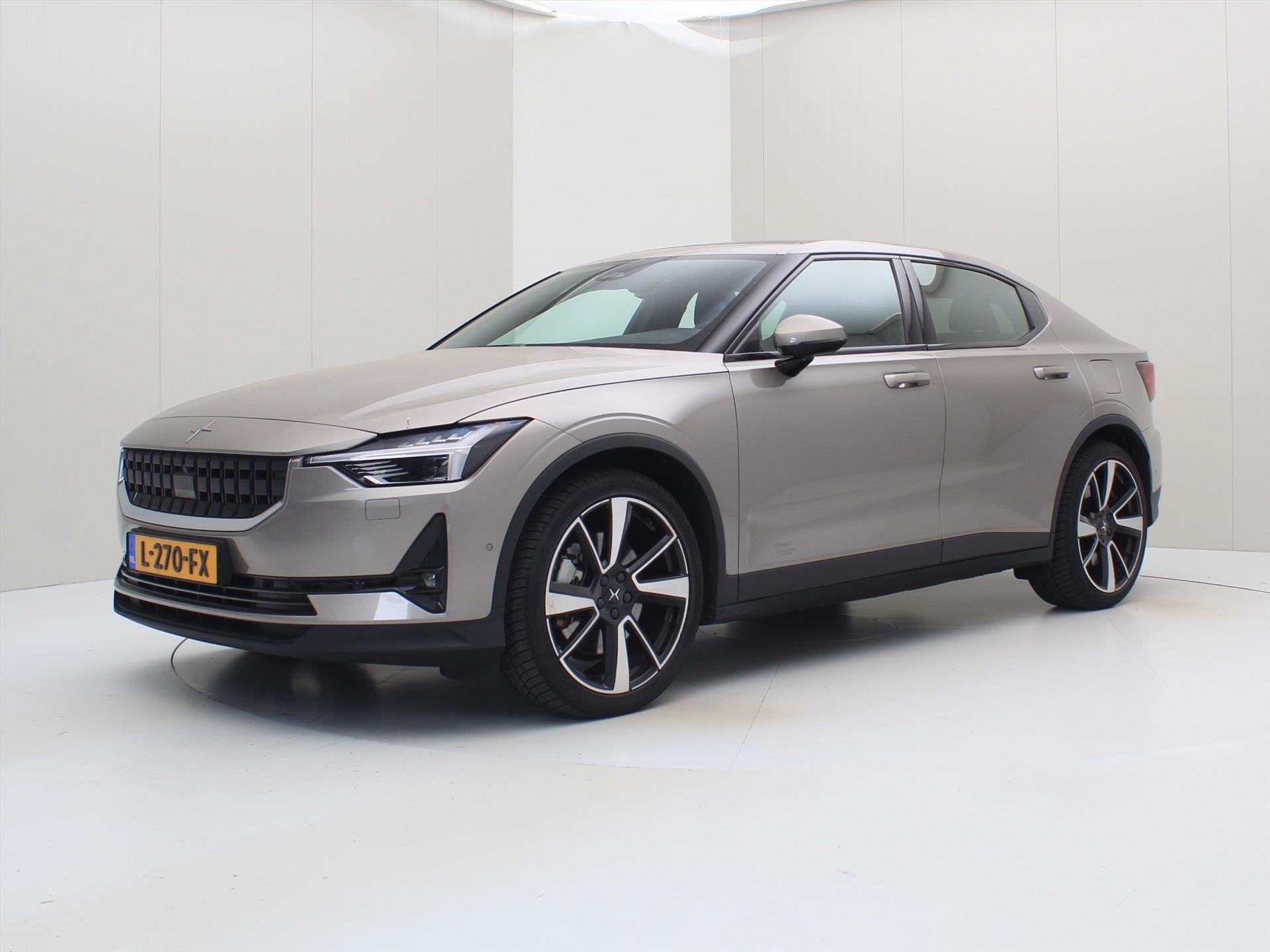 Polestar 2 Long Range Dual Motor 408PK 78kWh 92% SoH [ PILOT, Auto's, Polestar 2, Gebruikt, Zwart, Origineel Nederlands