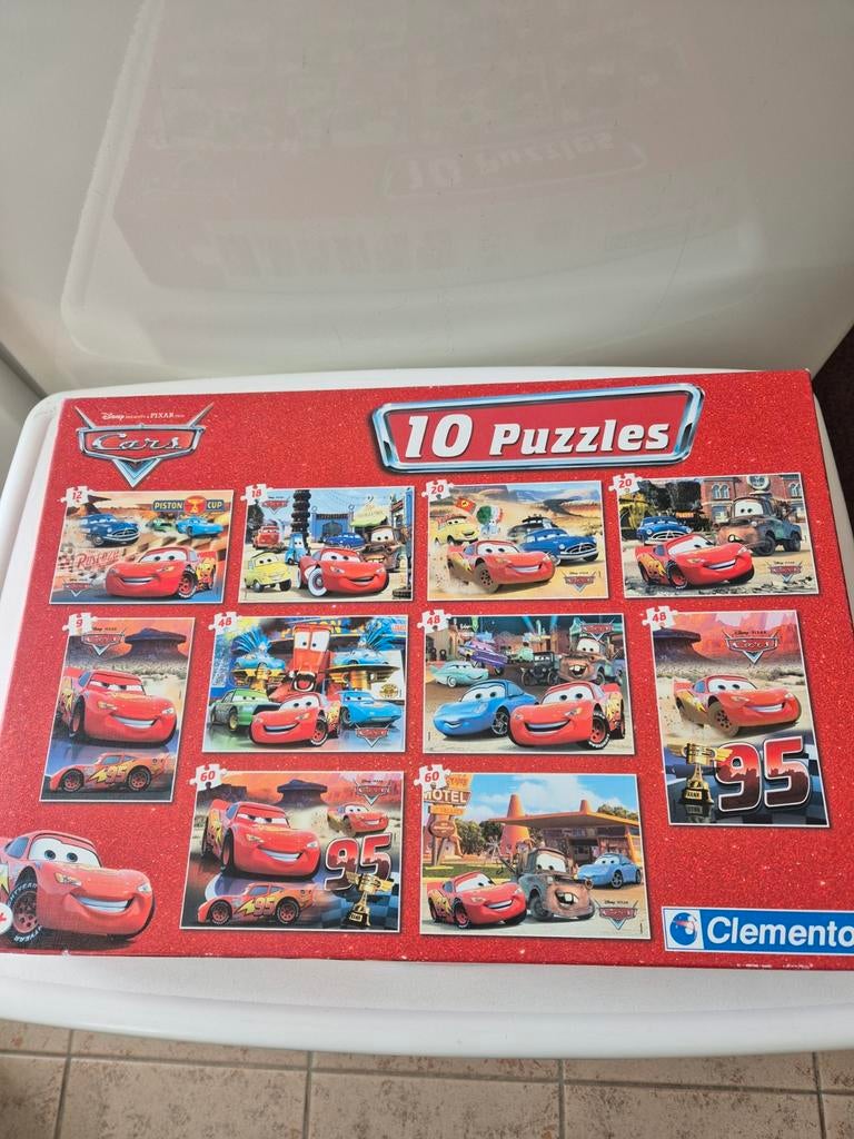 Puzzel,  Cars  , 3+ , 10 verschillende, Ophalen of Verzenden, Zo goed als nieuw, Ontdekken