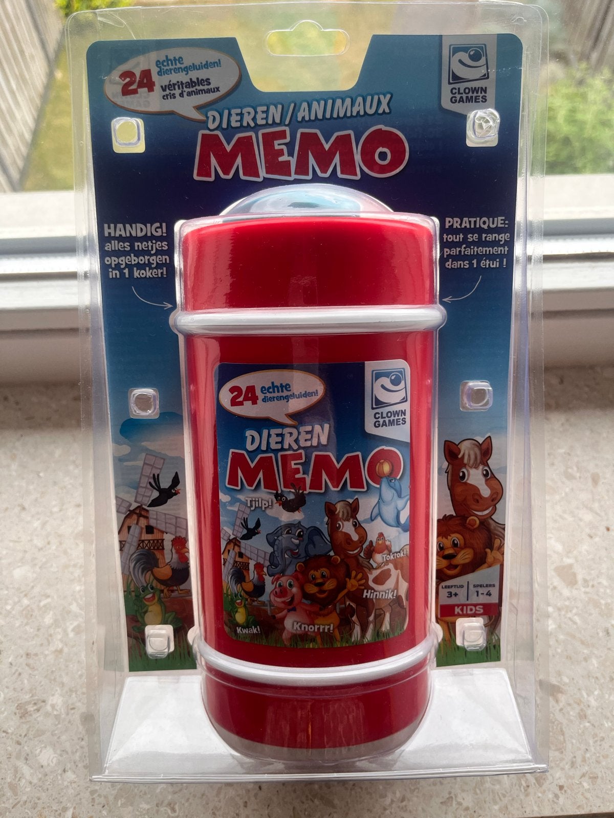 Clown Games Dieren Memo met Geluid - Nieuw in Verpakking, Ophalen of Verzenden, Nieuw, Overige typen, Met geluid