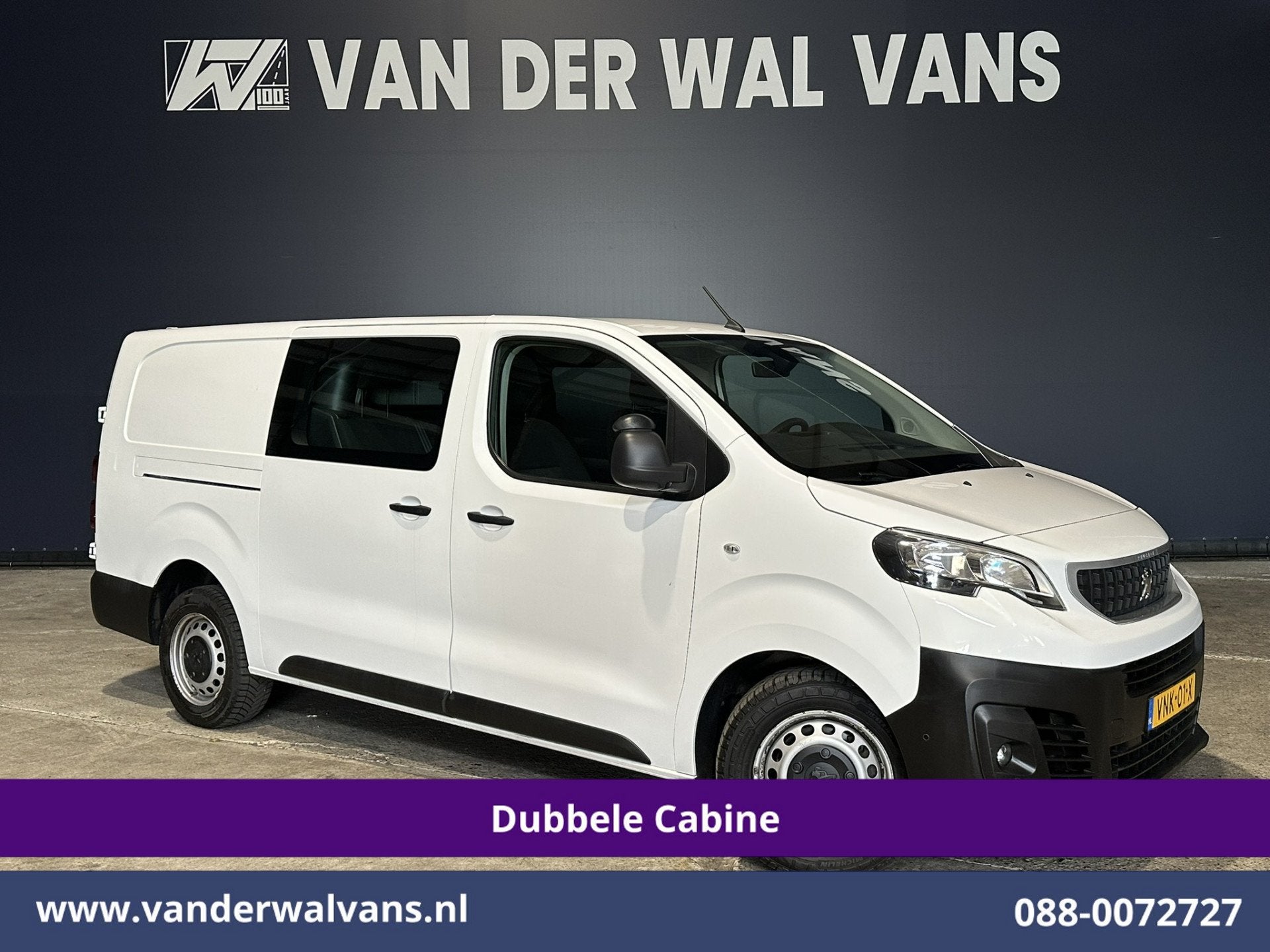 Peugeot Expert 2.0 BlueHDI 123pk L3H1 Dubbele Cabine Euro6 A, Auto's, Bestelauto's, Dealer onderhouden, Stof, Gebruikt, 4 cilinders