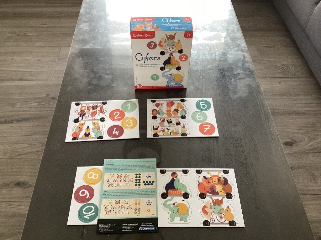 Clementoni Spelend leren Cijfers, Ophalen of Verzenden, Zo goed als nieuw, Puzzelen