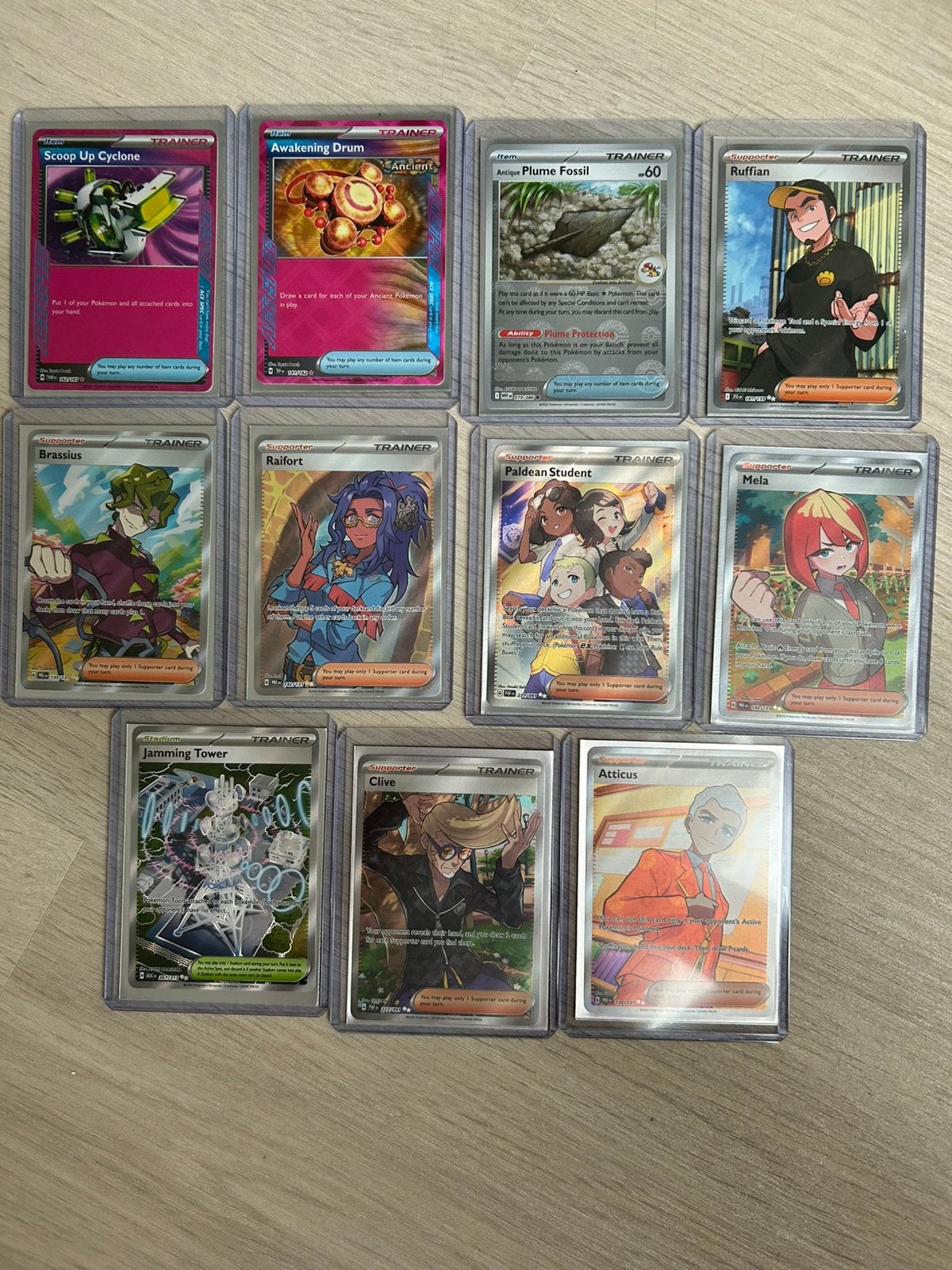 Pokémon Full Art Trainer Kaarten Holo, Hobby en Vrije tijd, Verzamelkaartspellen | Pokémon, Ophalen of Verzenden, Zo goed als nieuw