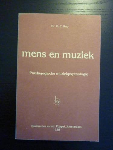 *G.C. Kop - Mens en muziek, Verzenden, Zo goed als nieuw, Artiest