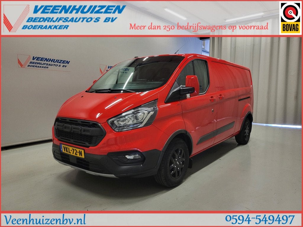 Ford Transit Custom 2.0TDCI L2/H1 2800kg Trekkracht 2X Schui, Auto's, Voorwielaandrijving, Euro 6, 4 cilinders, 2800 kg