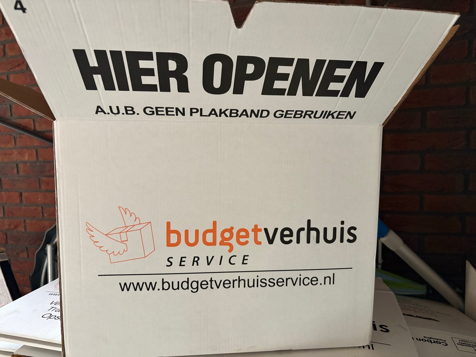 Verhuisdozen 16 stuks - Zo goed als nieuw, Doe-het-zelf en Verbouw, Kratten en Dozen, Ophalen, Doos, 40 tot 60 cm, 50 tot 75 cm