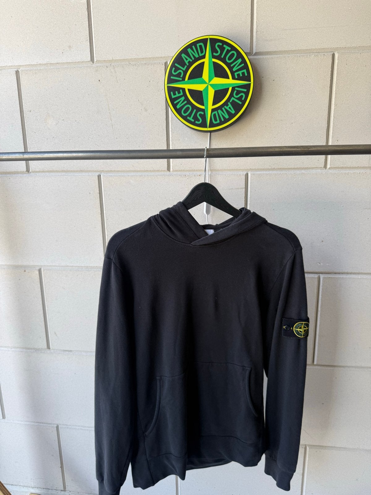 Stone Island hoodie maat M, Ophalen of Verzenden, Gedragen, Maat 48/50 (M), Zwart
