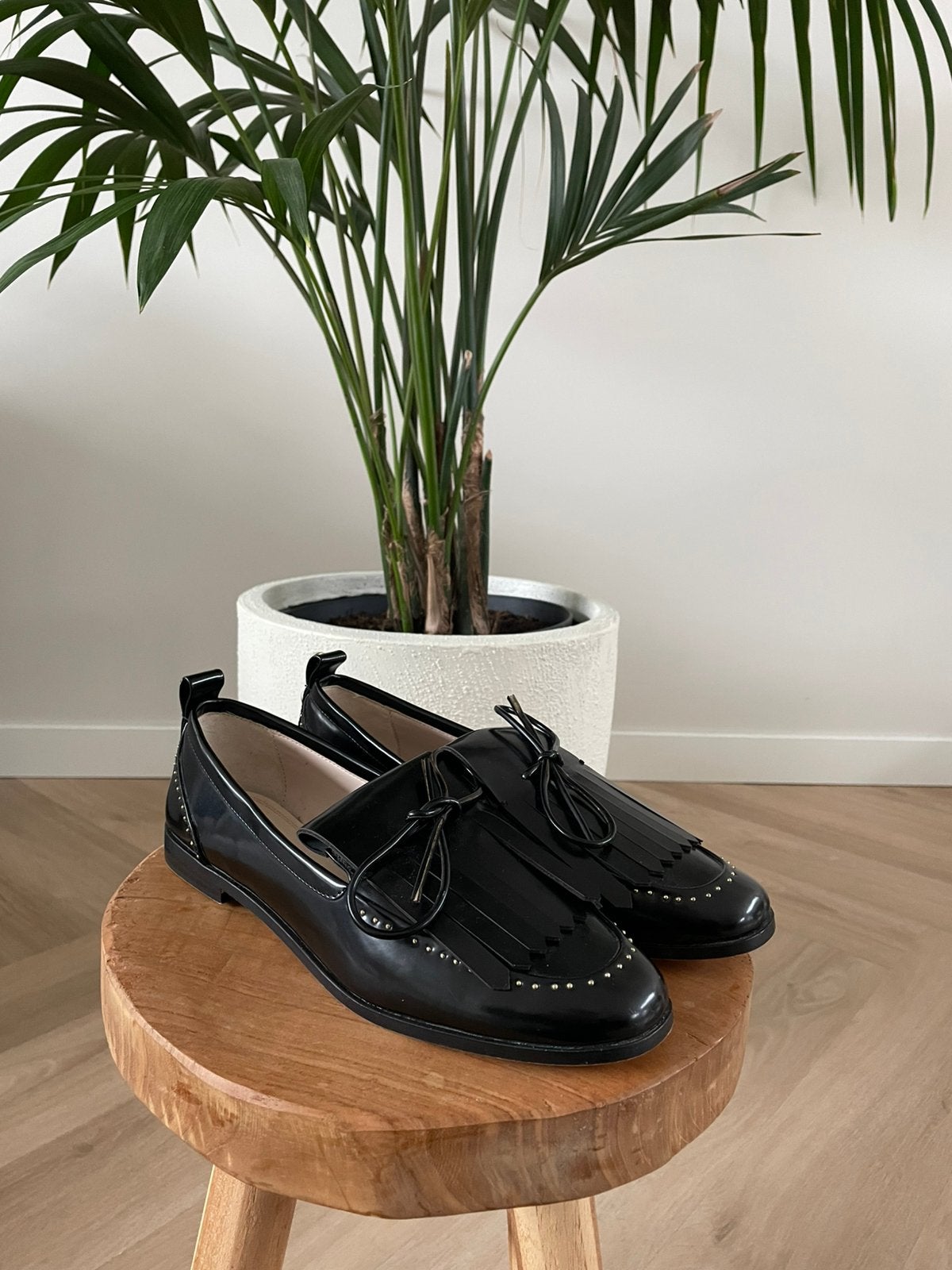 Stijlvolle Loafers Zara Nieuw!, Kleding | Dames, Verzenden, Zo goed als nieuw, Zwart