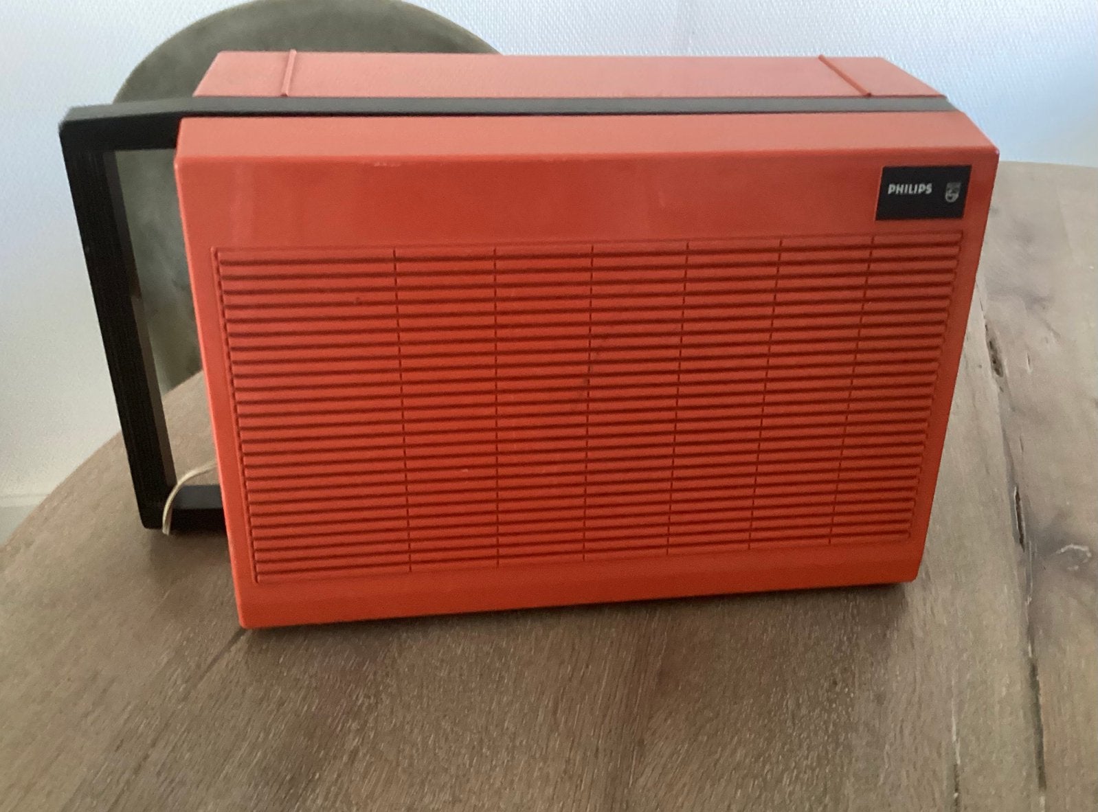 PHILIPS VINTAGE ORANJE PLATENSPELER,WERKEND !!! SUPER!!!, Ophalen of Verzenden, Audio en Video