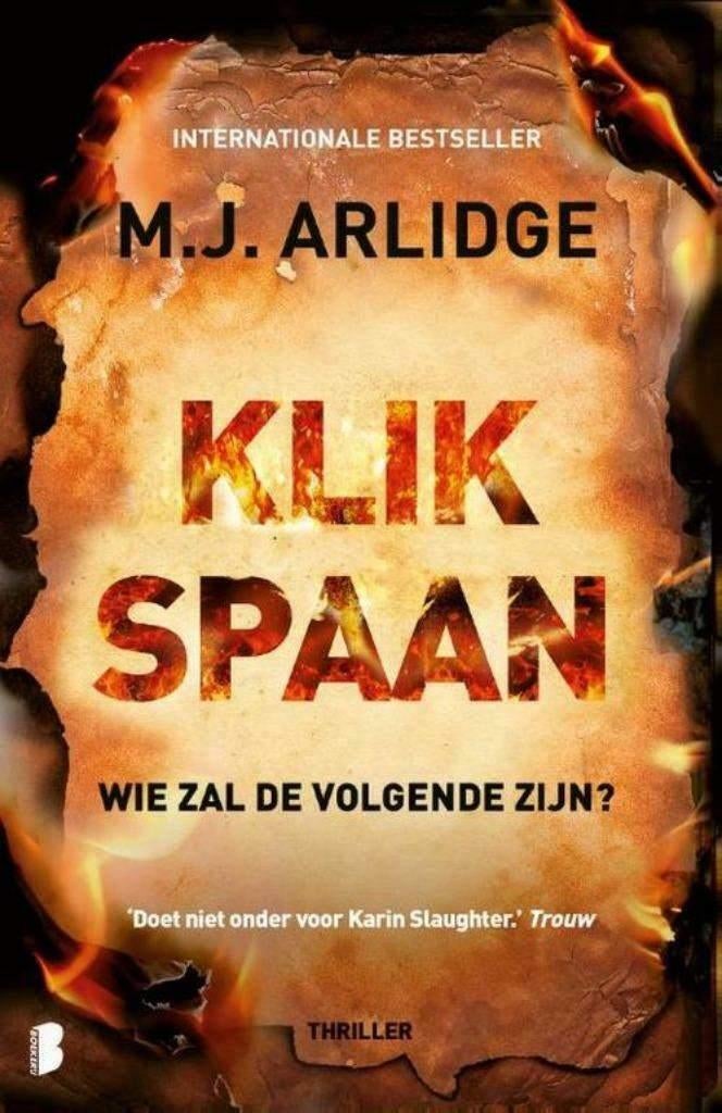 M.J. Arlidge - Klikspaan, Boeken, Ophalen of Verzenden, Zo goed als nieuw, M.J. Arlidge, Wereld overig
