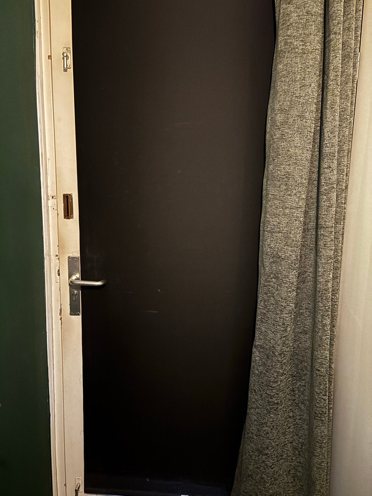 Rolgordijn 83,5 cm breed, Ophalen, Gebruikt, 200 cm of meer, Zwart
