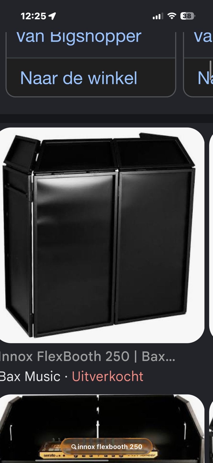 Innox flexbooth 250 zwarte panelen inc tas, Ophalen, Gebruikt, Overige merken