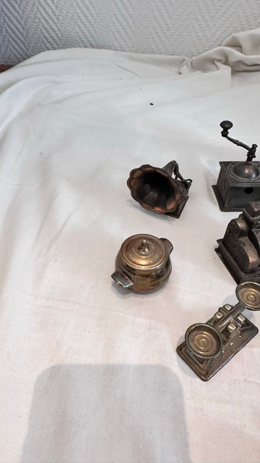 Collectie van 12 vintage miniatuur puntenslijpers, Ophalen of Verzenden