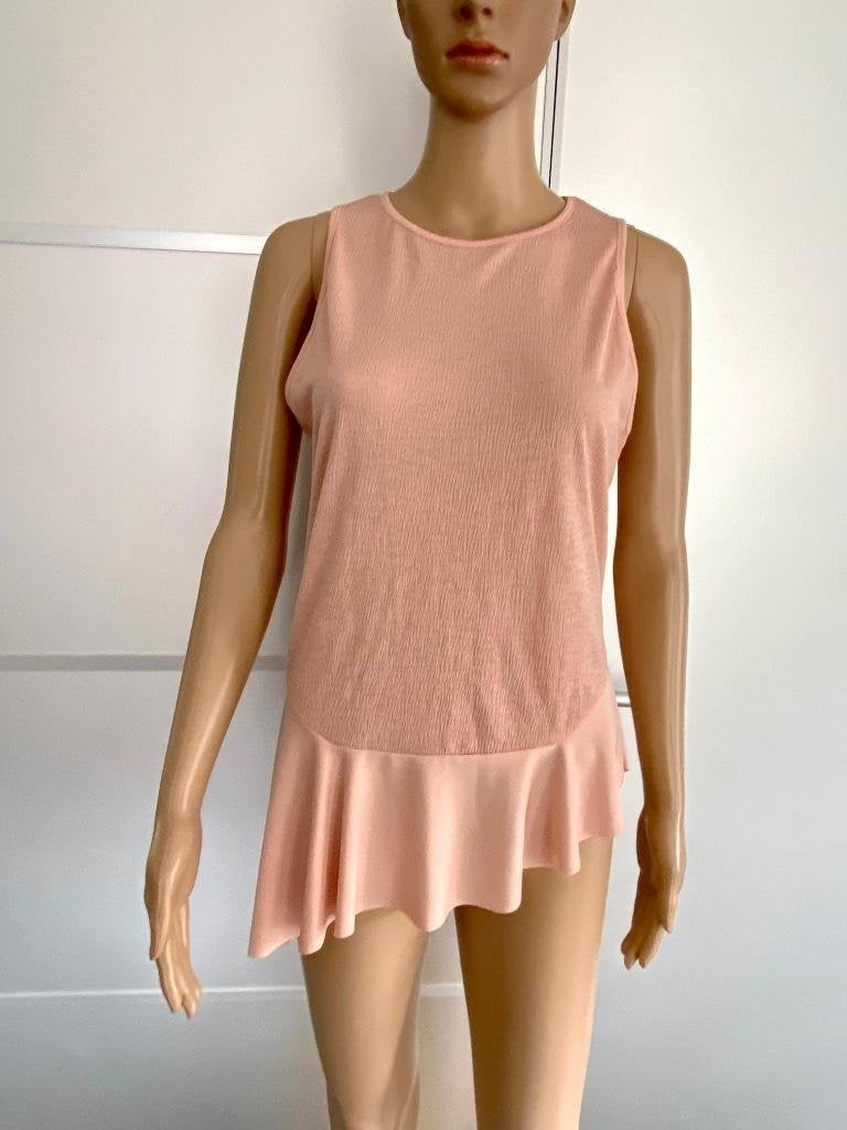 H400 Zara maat M=38/40 top blouse zalm-roze, Kleding | Dames, Maat 38/40 (M), Zara, Ophalen of Verzenden, Zo goed als nieuw