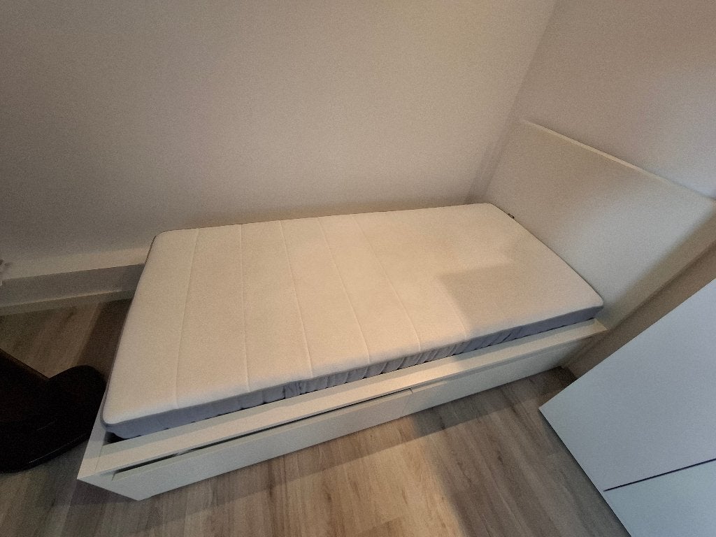 1 persoons bed, Ophalen, Gebruikt, 90 cm, Eenpersoons