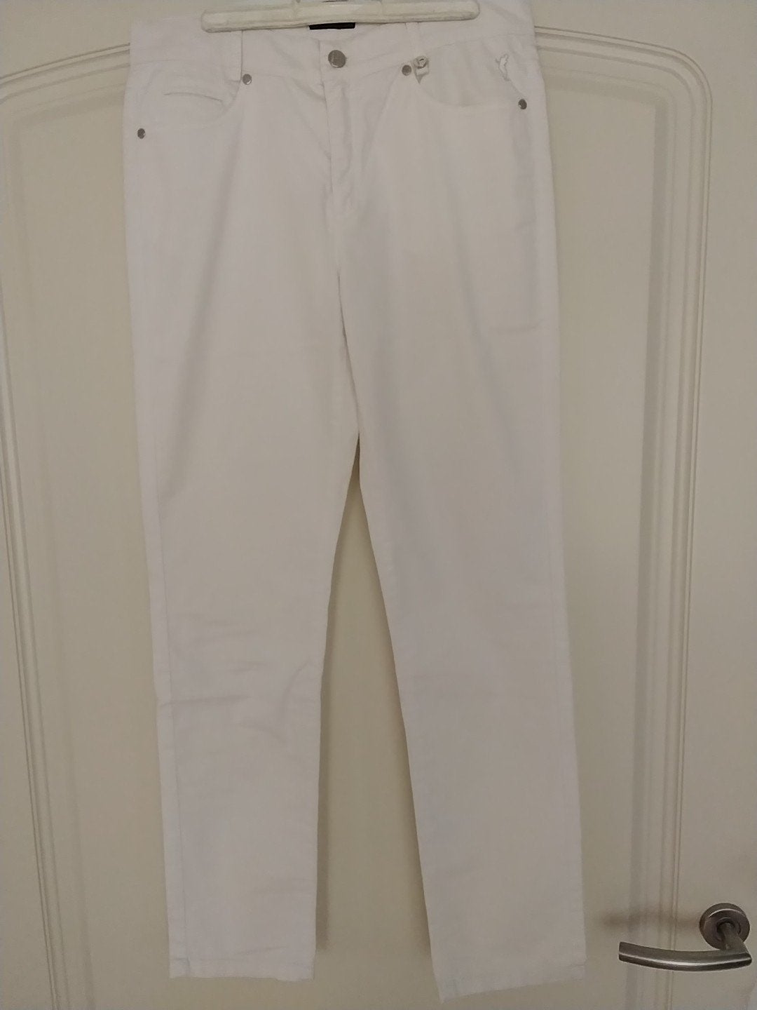 Witte Golfino golfbroek maat 36 / S, Wit, Ophalen of Verzenden, Maat 36 (S), Gedragen