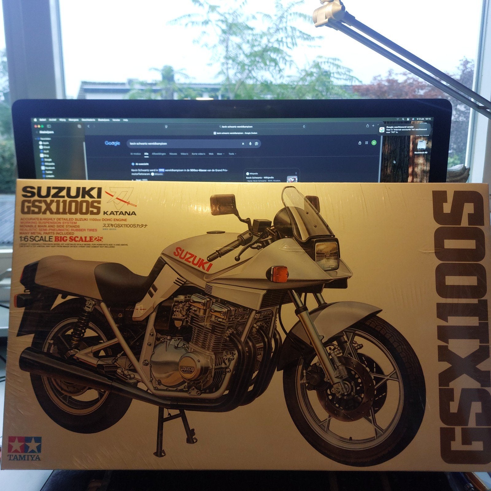Zeer Zeldzame SUZUKI GSX1100S 1:6., Nieuw, Ophalen of Verzenden, Tamiya, Groter dan 1:32