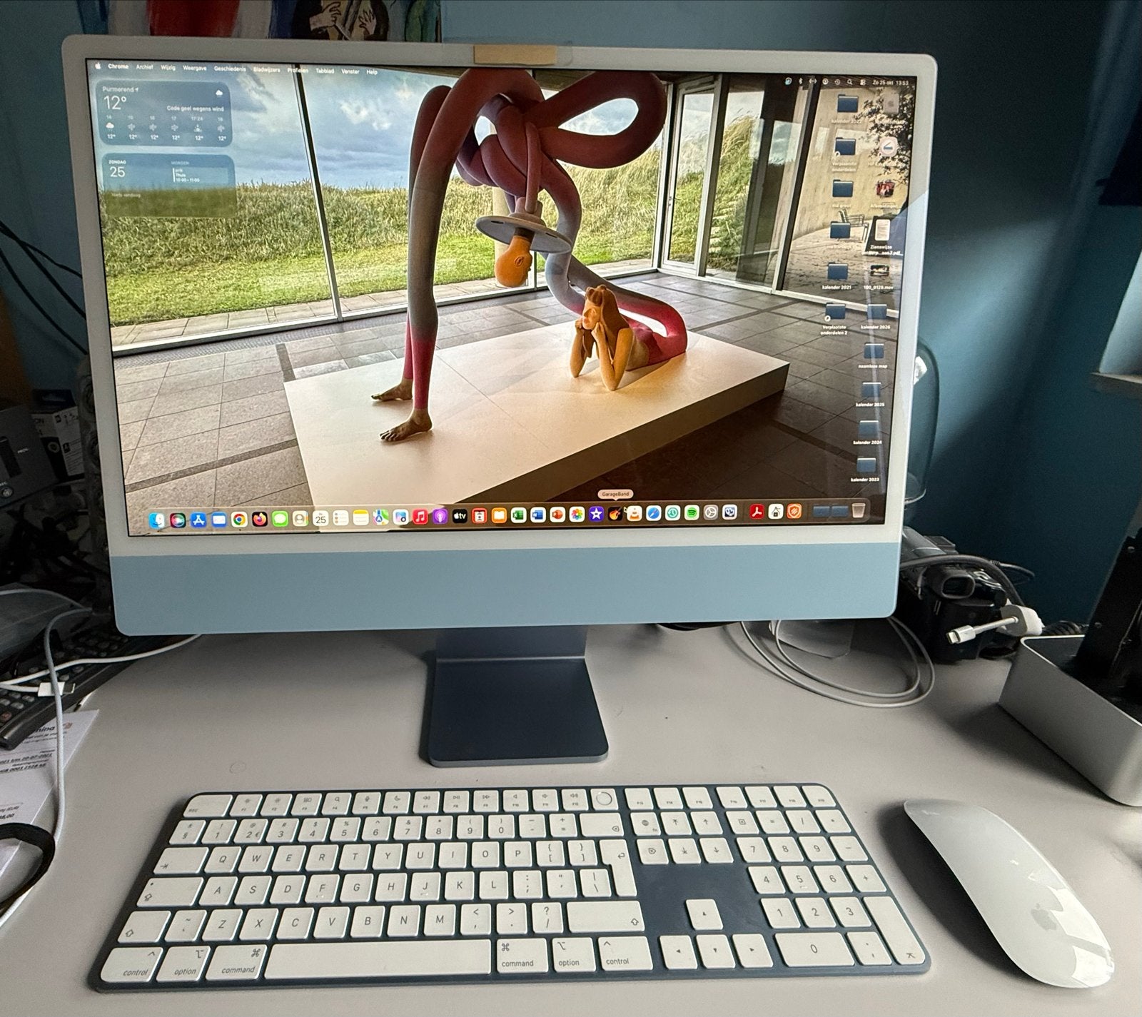 Apple iMac 24-inch M1 (2021) - 16GB RAM, 2TB SSD, Computers en Software, Ophalen, SSD, IMac, 24 inch