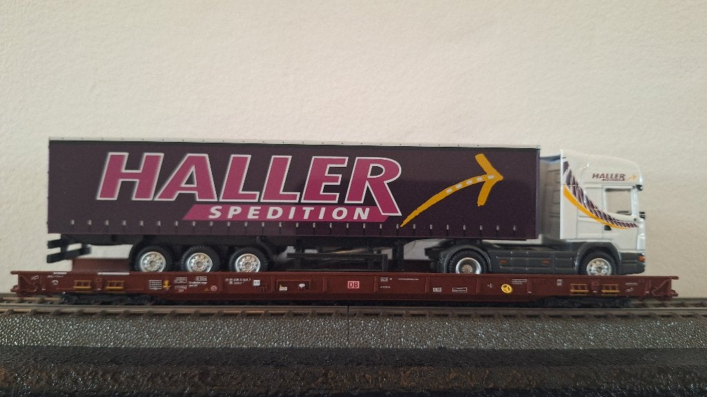 Marklin 47419 Rollende landstrasse, Wisselstroom, Wagon, Ophalen of Verzenden, Zo goed als nieuw