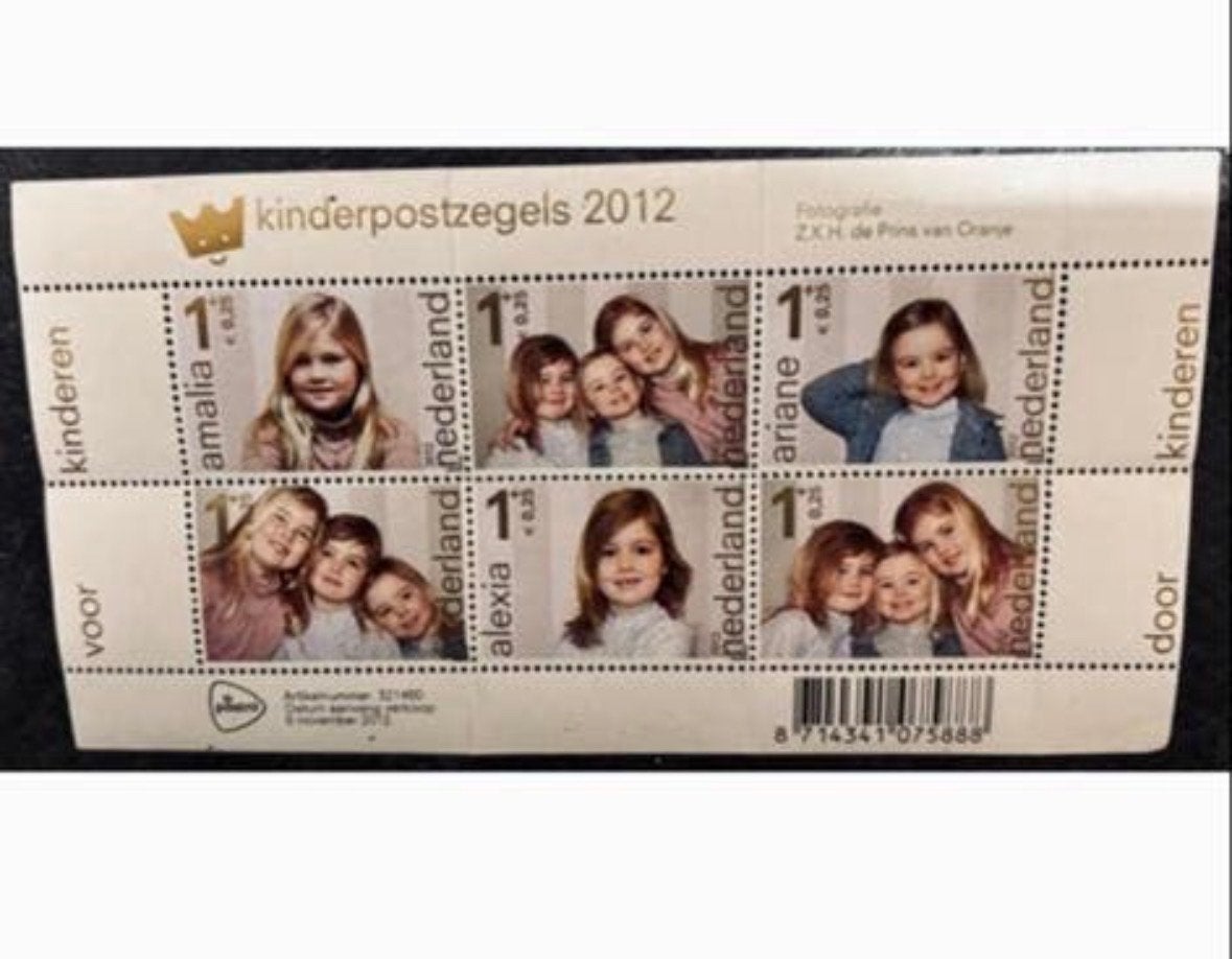 Complete set Kinderpostzegels 2012 - Prinsesjes, Postzegels en Munten, Ophalen of Verzenden, Na 1940, Postfris