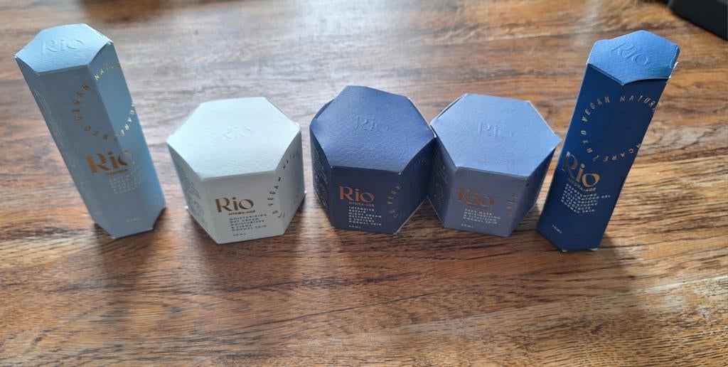 Rio Hydra-Age Huidverzorgingsset - Vegan & Natuurlijk, Ophalen of Verzenden, Nieuw, Gehele gezicht, Verzorging