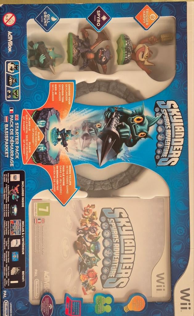 30 Skylanders figuren + Spyro's Adventure Starter Pack, Gebruikt, 1 speler, Vanaf 7 jaar, Ophalen