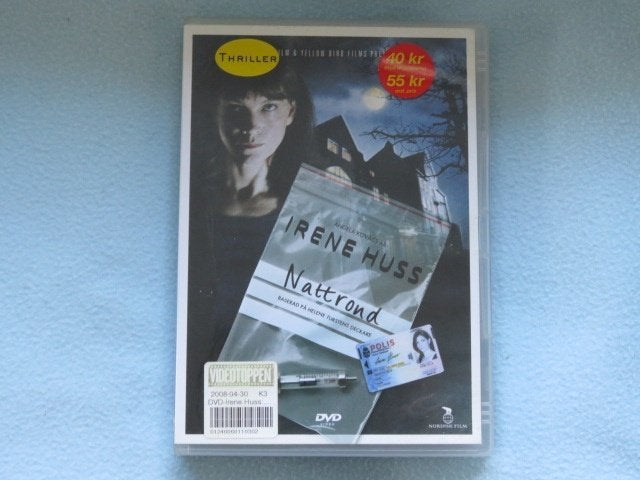 Zweedse DVD: Irene Huss - Nattrond, Vanaf 16 jaar, Ophalen of Verzenden, Zo goed als nieuw, Thriller