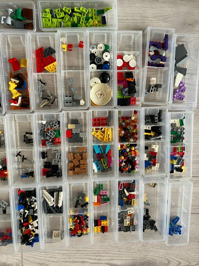Partij LEGO met complete sets en losse stenen, Overige thema's, Lego, Overige typen, Ophalen of Verzenden