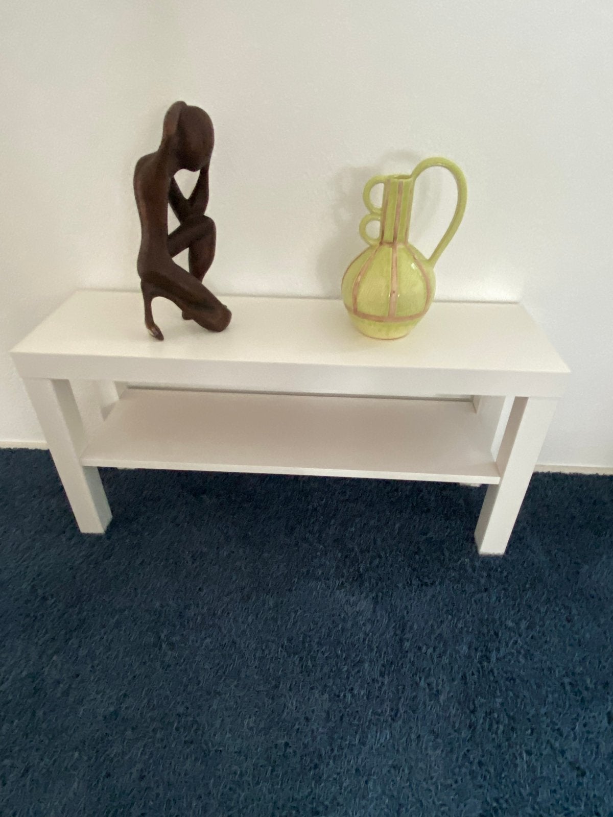 IKEA sidetable wit - Nieuwstaat, al gemonteerd!, Ophalen, Overige materialen, 50 tot 100 cm, Zo goed als nieuw