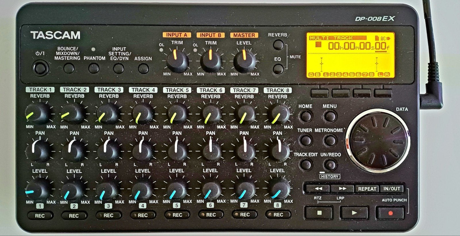 Tascam DP-008EX, Ophalen, Zo goed als nieuw, Audio