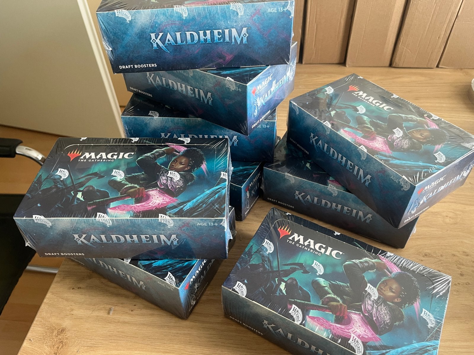 Kaldheim Draft Boosterbox - Magic: The Gathering, Hobby en Vrije tijd, Verzamelkaartspellen | Magic the Gathering, Ophalen of Verzenden