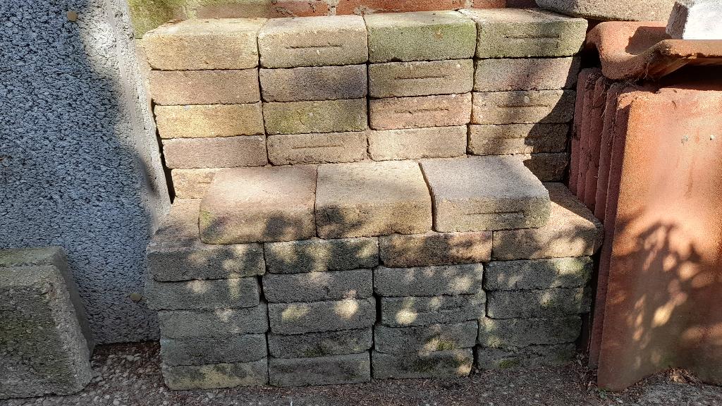 Stenen, Tuin en Terras, Tegels en Klinkers, Ophalen, Gebruikt, Beton, Klinkers