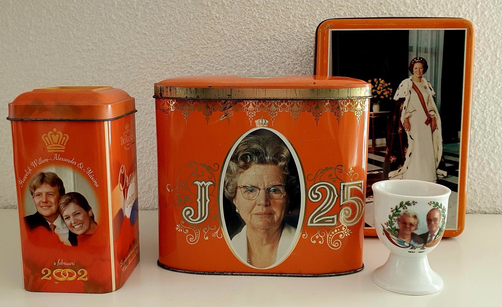 Koekblikken en eidop Koningklijk huis, Verzamelen, Blikken, Ophalen, Gebruikt, Koek(jes)