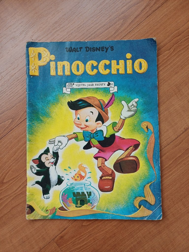 Walt Disney's Pinocchio - Vijftig Jaar Disney, Boeken, Ophalen of Verzenden, Gelezen, Onbekend, Prentenboek