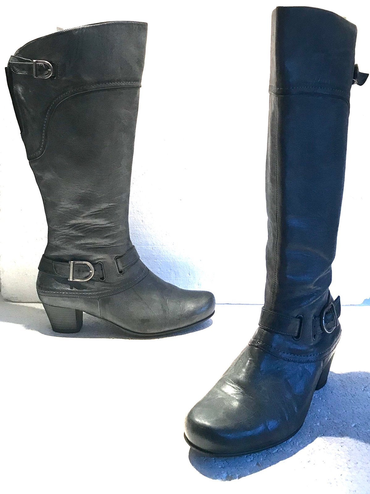 Durea design kwaliteit dames laarzen 39 UK 5,5 H, Kleding | Dames, Schoenen, Ophalen of Verzenden, Grijs, Hoge laarzen