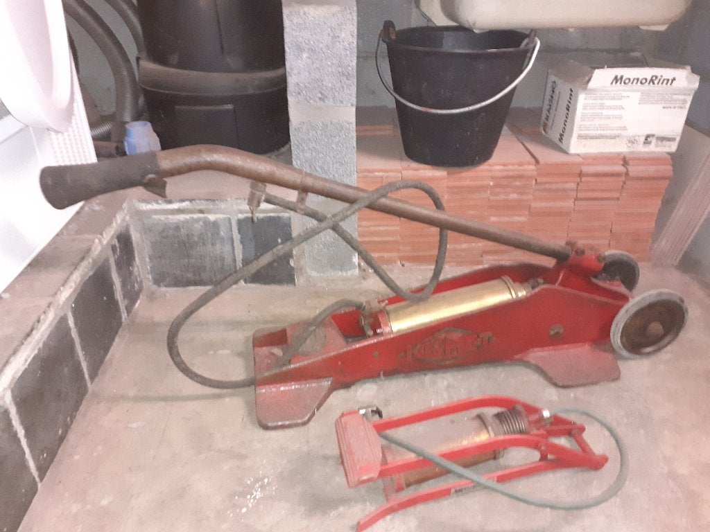 oude KISMET bandenpomp 2x, Ophalen, Gebruikt