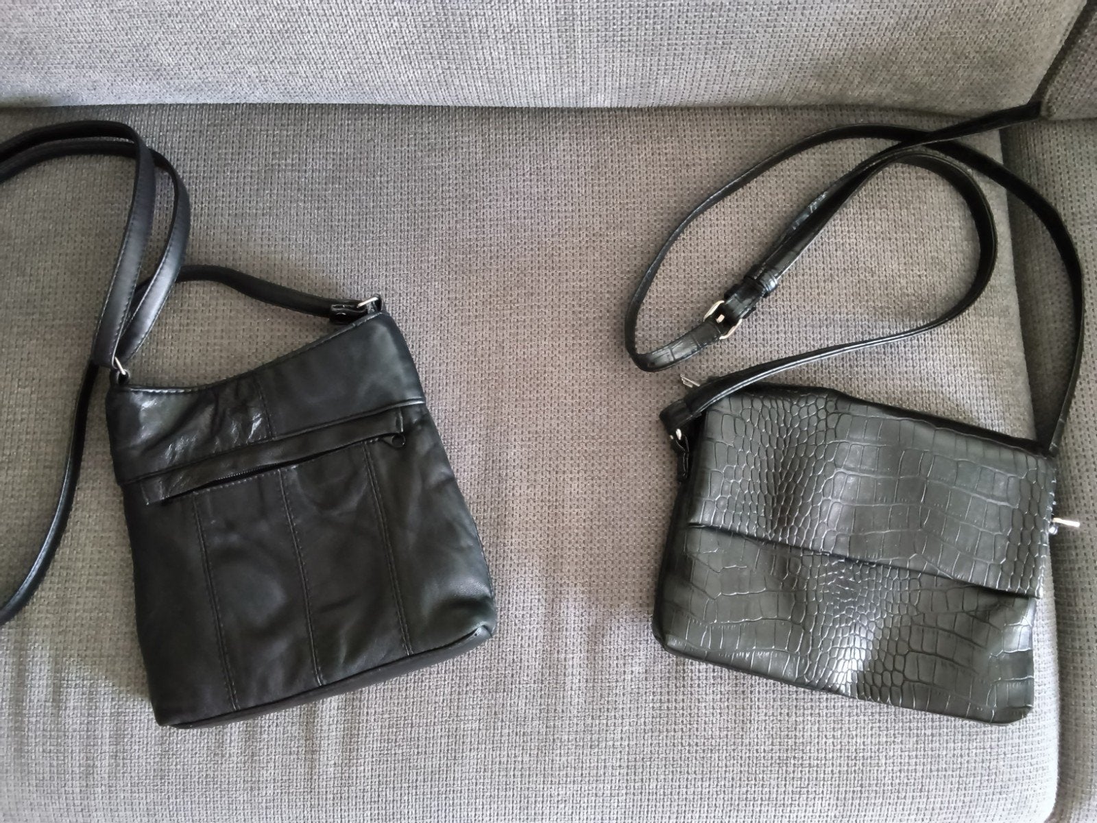 Twee zwarte tasjes, Ophalen of Verzenden, Zo goed als nieuw, Zwart, Overige merken